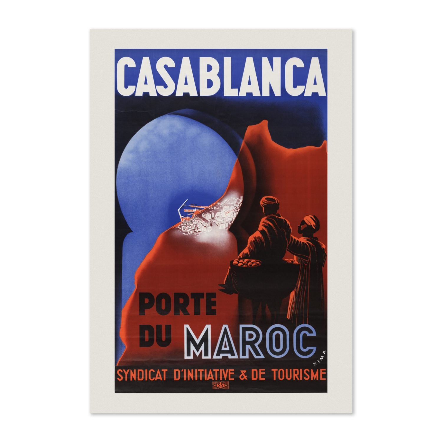 Casablanca Porte du Maroc poster print